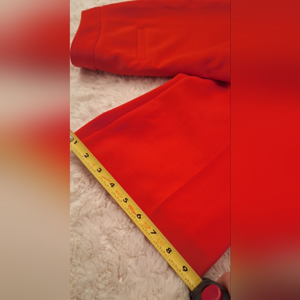 Orange Nine West Kick Flare Dress Pants Size 2 - Picture 10 of 10